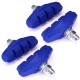 4x Patin de Frein Vélo 2 Paires 50mm Compatible avec Shimano Sram Cycle Route Course Ville Fixie VTC Jante, Bleu