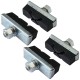 4x Patin de Frein vélo à Visser Gomme X 40mm Universel Cycle Ville randonneuse Vintage Enfant