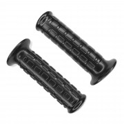 Poignées de Guidon Moto 115 mm Gauche 22 mm Droite 24 mm Cyclo Scooter Moto Noir