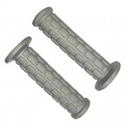 Poignées de Guidon Moto 130 mm Gauche 22 mm Droite 24 mm Cyclo Scooter Moto Gris