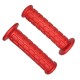Poignées de Guidon Moto 130 mm Gauche 22 mm Droite 24 mm Cyclo Scooter Moto Rouge