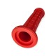 Poignées de Guidon Moto 130 mm Gauche 22 mm Droite 24 mm Cyclo Scooter Moto Rouge