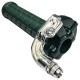 Kit Poignée Moto Mobylette Scooter Accélérateur Leviers Gauche Droit – Guidon 22 mm – Revêtements Caoutchouc, vert