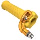 Kit Poignée Moto Mobylette Scooter Accélérateur Leviers Gauche Droit – Guidon 22 mm – Revêtements Caoutchouc, jaune