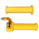 Kit Poignée Moto Mobylette Scooter Accélérateur Leviers Gauche Droit – Guidon 22 mm – Revêtements Caoutchouc, jaune