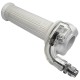 Kit Poignée Moto Mobylette Scooter Accélérateur Leviers Gauche Droit – Guidon 22 mm – Revêtements Caoutchouc, blanc