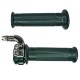 Kit Poignée Moto Mobylette Scooter Accélérateur Leviers Gauche Droit – Guidon 22 mm – Revêtements Caoutchouc, vert