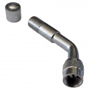 Coude rallonge Extension Valve Voiture Moto vélo Scooter Schrader Chambre à air Pneu Angle 45°