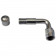 Coude rallonge Extension Valve Voiture Moto vélo Scooter Schrader Chambre à air Pneu Angle 90°