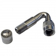 Coude rallonge Extension Valve Voiture Moto vélo Scooter Schrader Chambre à air Pneu Angle 135°