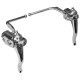 Levier frein droit gauche aluminium double commande diamètre 22,2mm vélo course route vintage chrome