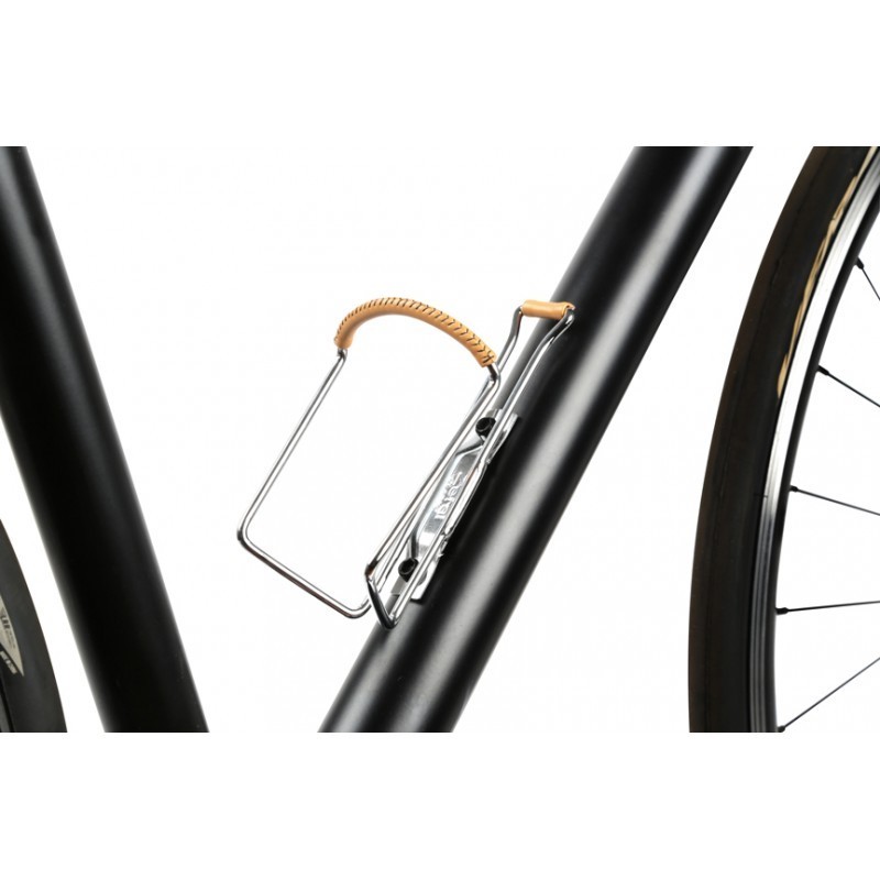 Porte gourde rétro en cuir pour vélo